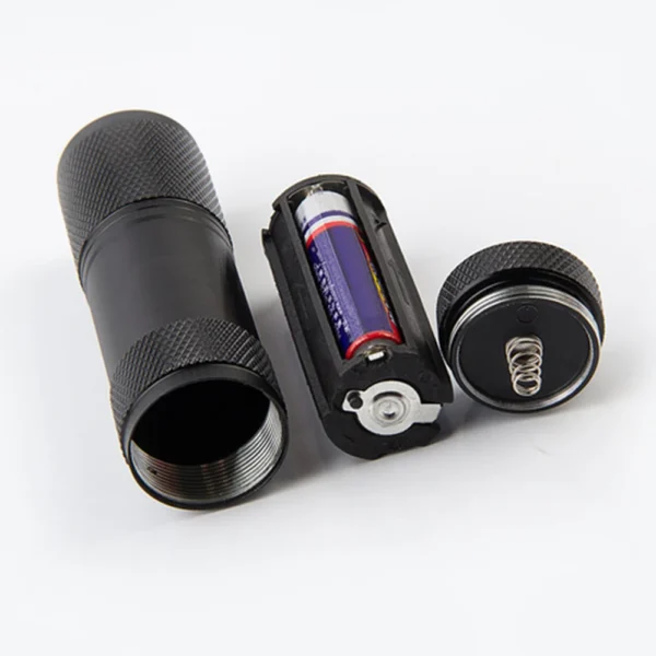 Mini UV ULTRA VIOLET 9 LED Flashlight